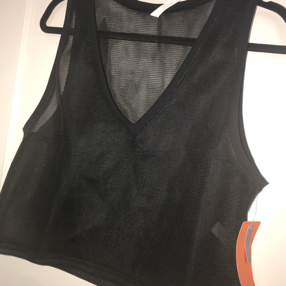 Lucy’s mesh activewear top